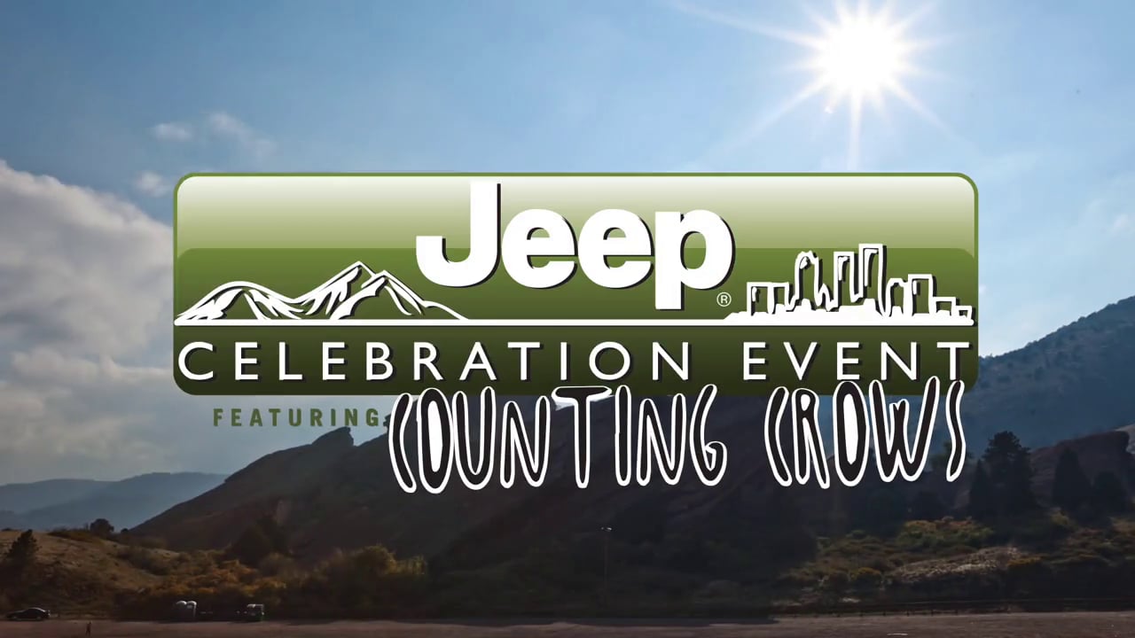 Jeep celebration event with Counting Crows at Red Rocks